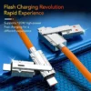 4-in-1 Multi-function Charging Cable - 120W Fast Charging - 2M - Image 3