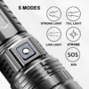 Multifunctional White Laser Telescopic Zoom Tactical Flashlight - Image 5