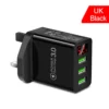 Mobile phone charging socket with digital display - Black - Image 10