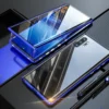 Magnetic Tempered Glass Double-sided Phone Case - Black - Image 4