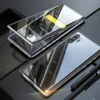 Magnetic Tempered Glass Double-sided Phone Case - Black - Image 2