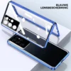Magnetic Tempered Glass Double-sided Phone Case - Black - Image 6