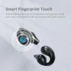 Wireless Ear Clip Bone Conduction Headphones - Black - Image 10