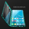 Magnetic Tempered Glass Double-sided Phone Case - Black - Image 9