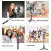 Foldable Selfie Stick Tripod - With Fill Light - Image 11