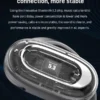 Sporty Hanging Ear Bluetooth Earphones - Black - Image 5