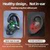 Wireless Ear Clip Bone Conduction Headphones - Black - Image 4