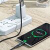 PD 100W Fast-charging and Fast-transmission Data Cable with Digital Display - PD29W Blue [Type-C to Lightning -2m] - Image 7