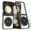 Magnetic Rotating Stand Phone Case - Black - Image 2