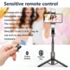 Foldable Selfie Stick Tripod - With Fill Light - Image 5