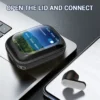 Touch Screen Bluetooth Earbuds with Noise Cancelling - Black - Image 4