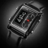 Stylish Multifunctional Waterproof Watch - Black - Image 2