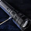 Multifunctional White Laser Telescopic Zoom Tactical Flashlight - Image 10